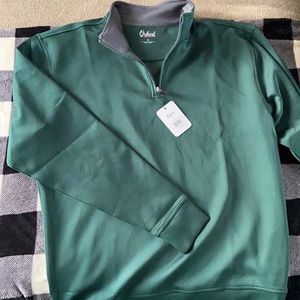 Oxford quarter zip